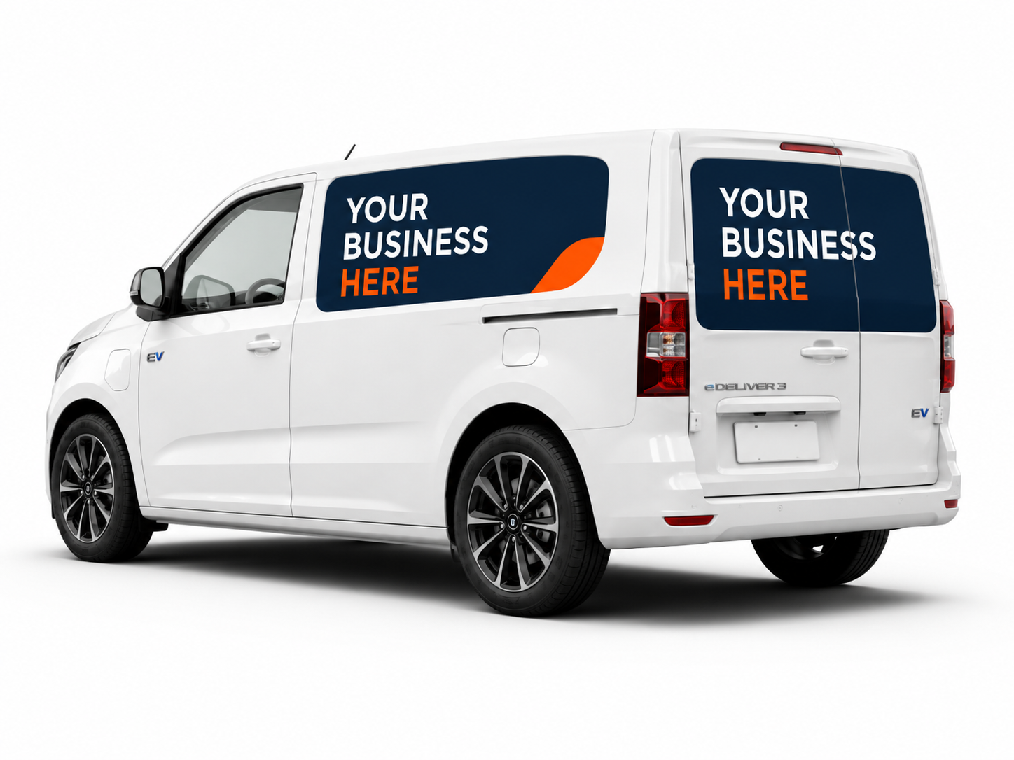 Full van magnetic sign kit
